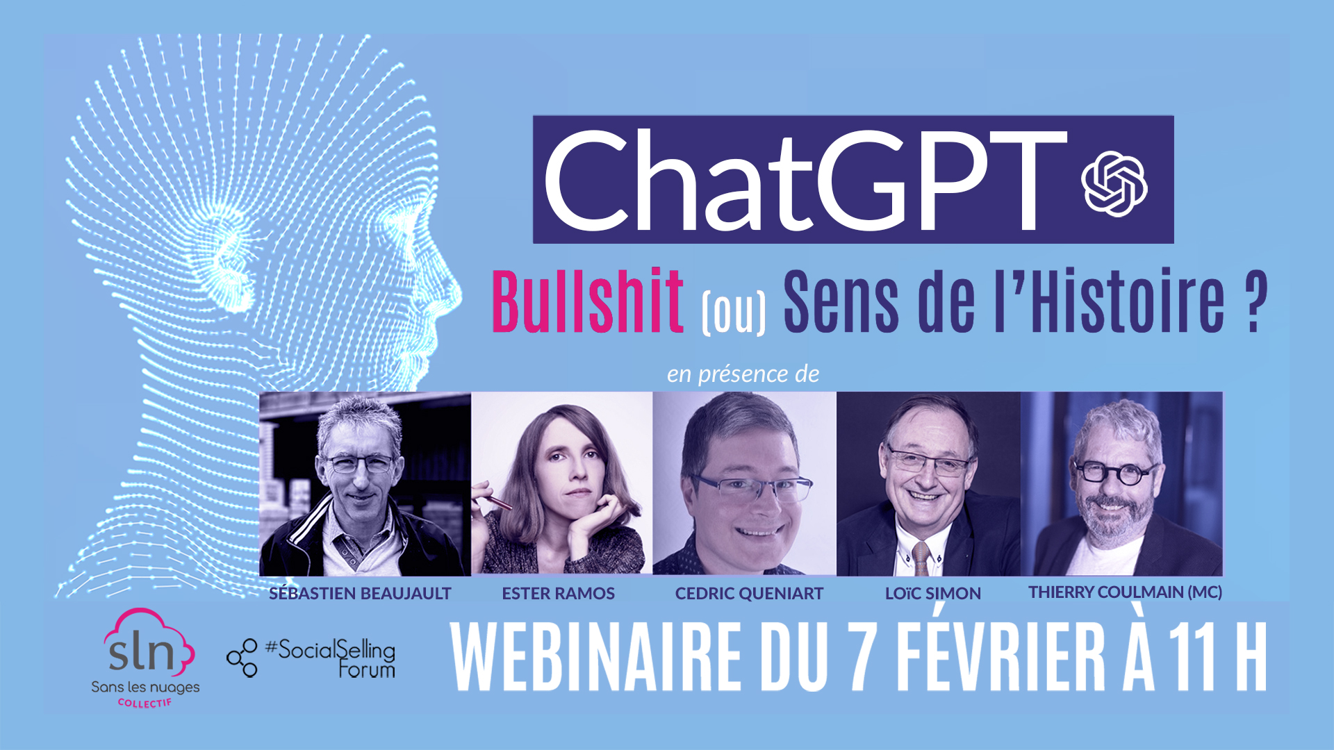 Annonce du webinaire sur ChatGPT du 7 février